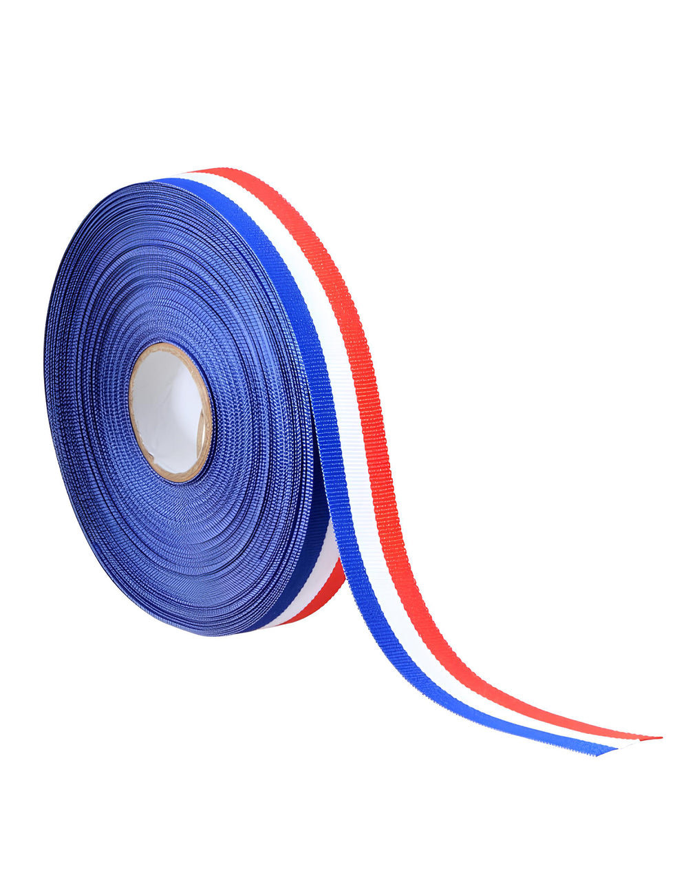 Ruban tricolore France pour décoration bleu blanc rouge