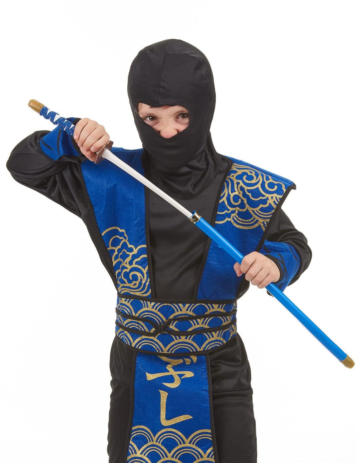 Ninjat-sapelin terän ja kahvan yksityiskohta