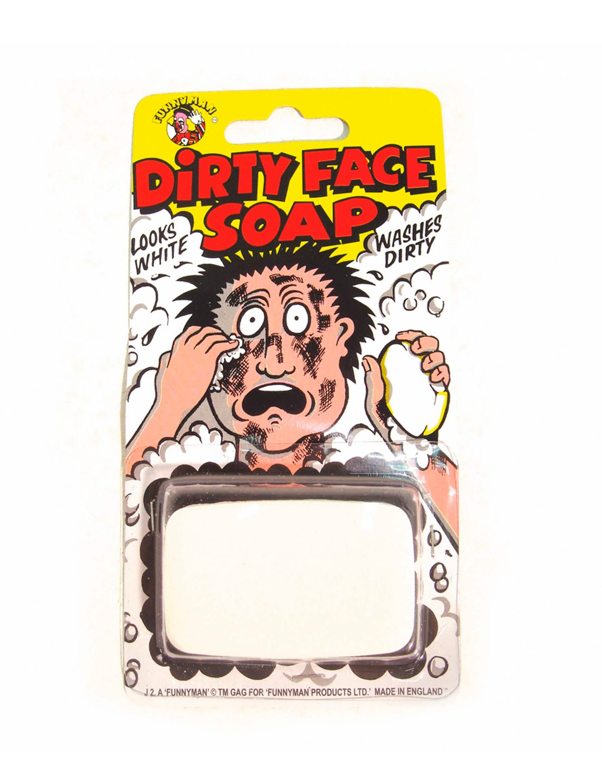 Savon noircissant farces et attrapes pour adulte et enfant blanc