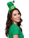 Naisten hiuspanta St Patrick's -minihattu apilanoksalla