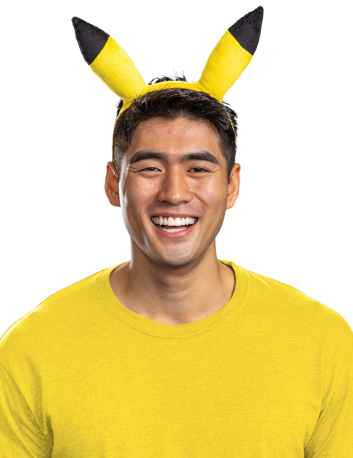 Vue de face du serre tête Pikachu pokémon