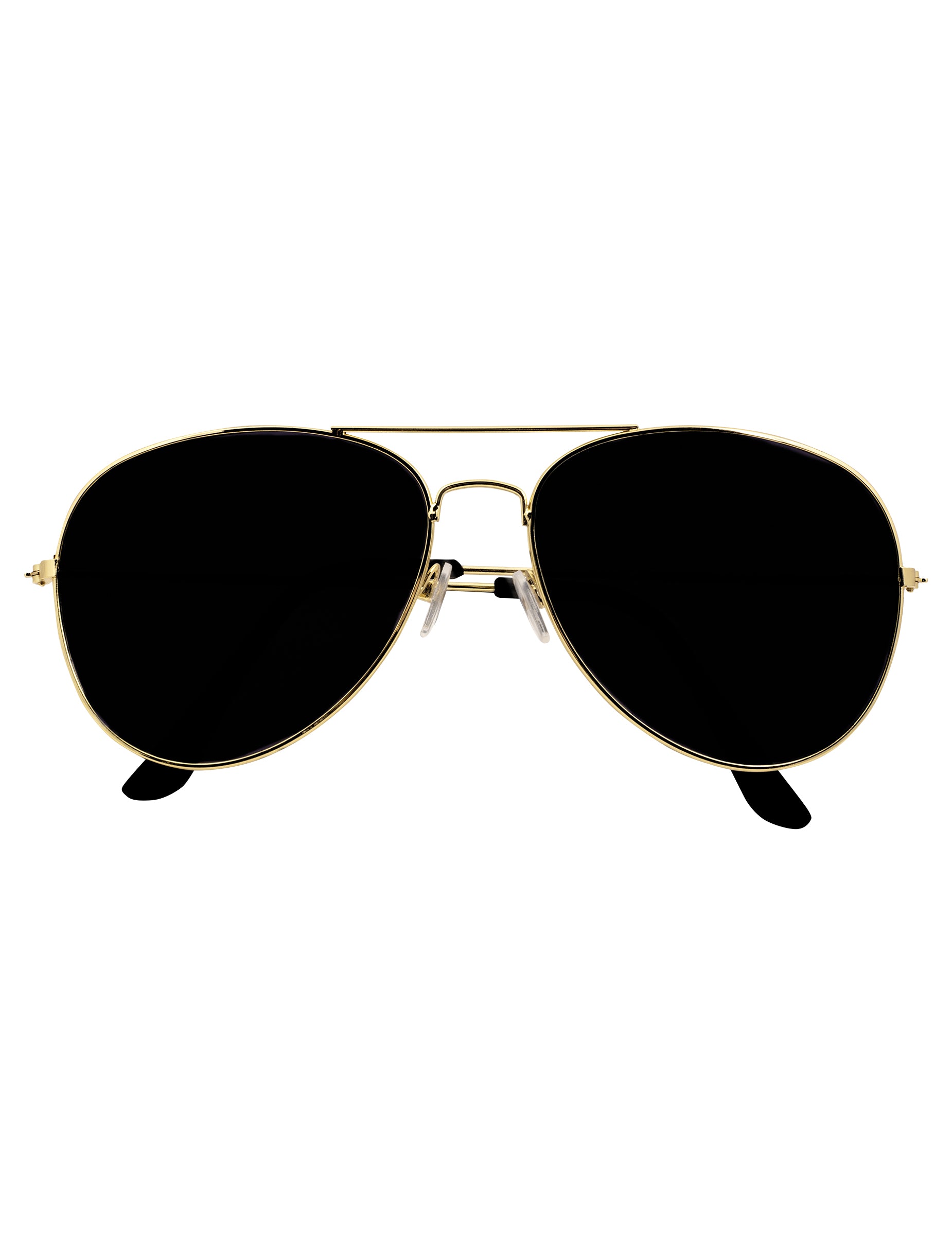 Lunettes de soleil type aviateur du set accessoires capitaine pour adulte