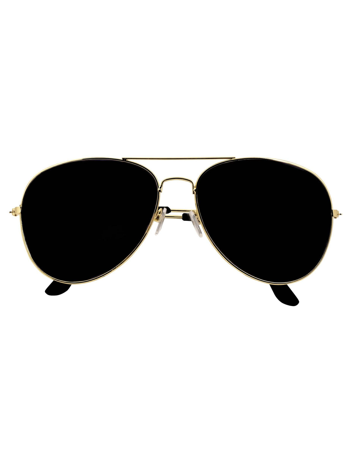 Lunettes de soleil type aviateur du set accessoires capitaine pour adulte