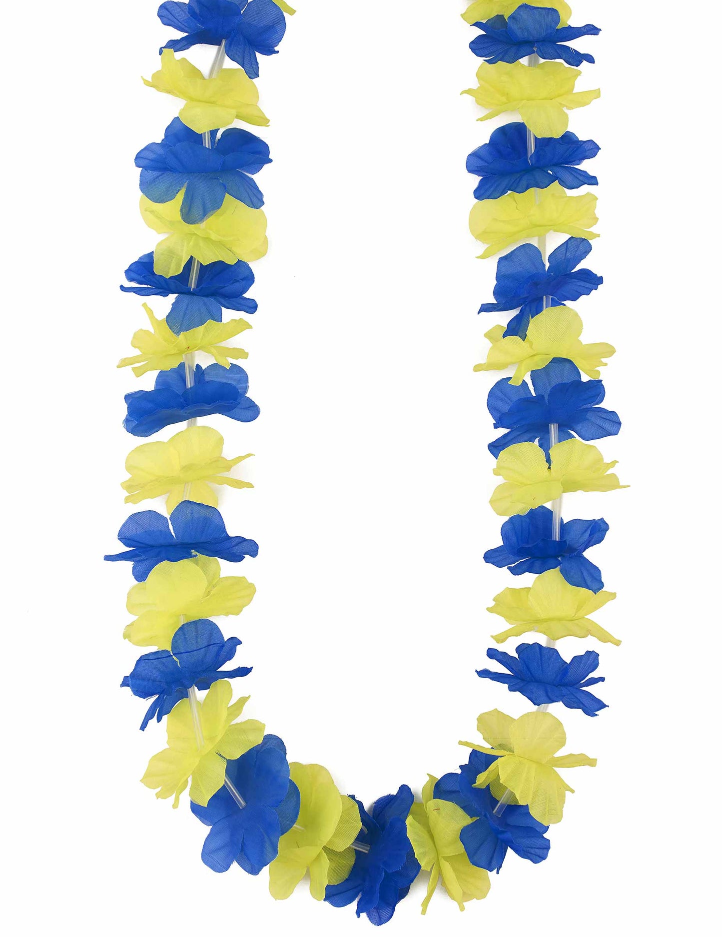 Collier Hawaï du set du supporter Suède avec collier Hawaï et canon à confettis