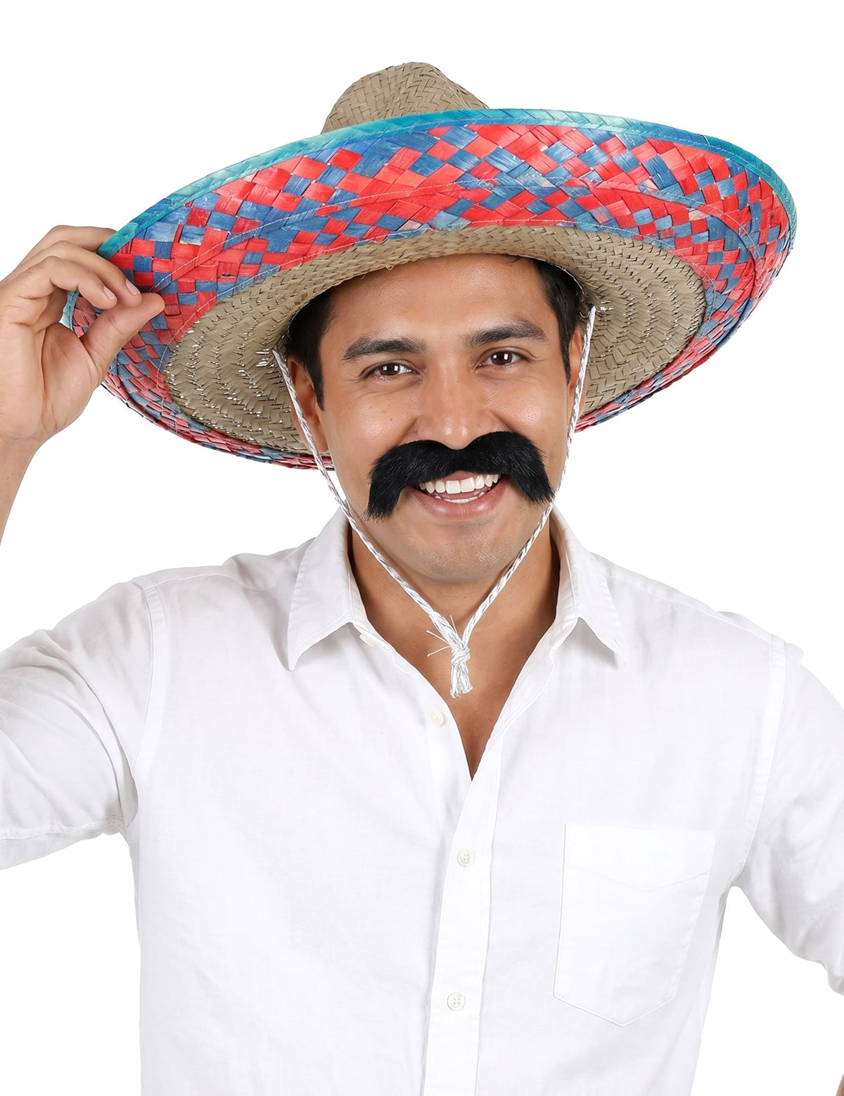 Aikuisten punasininen sombrero