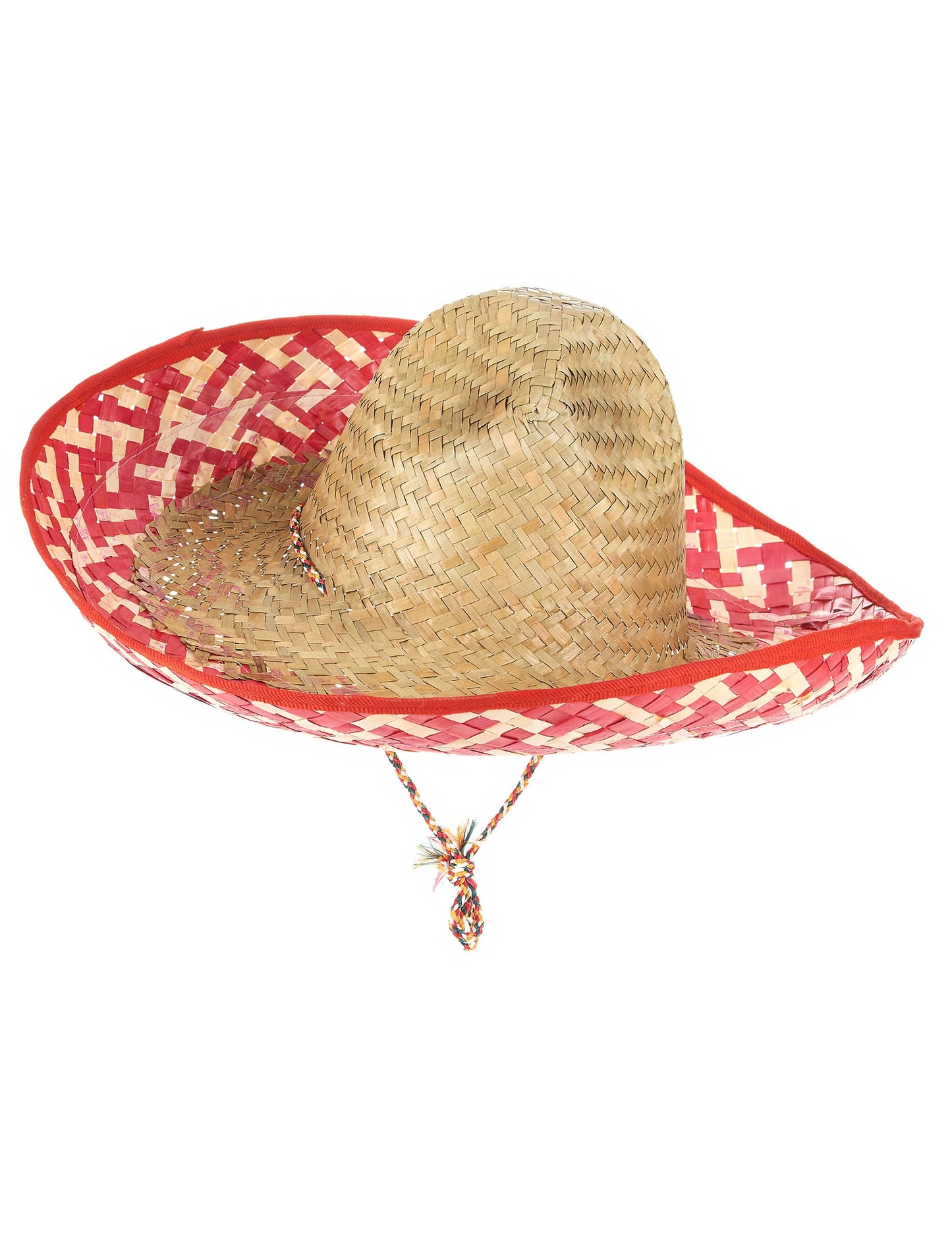 Meksikolainen punainen sombrero-hattu aikuisille