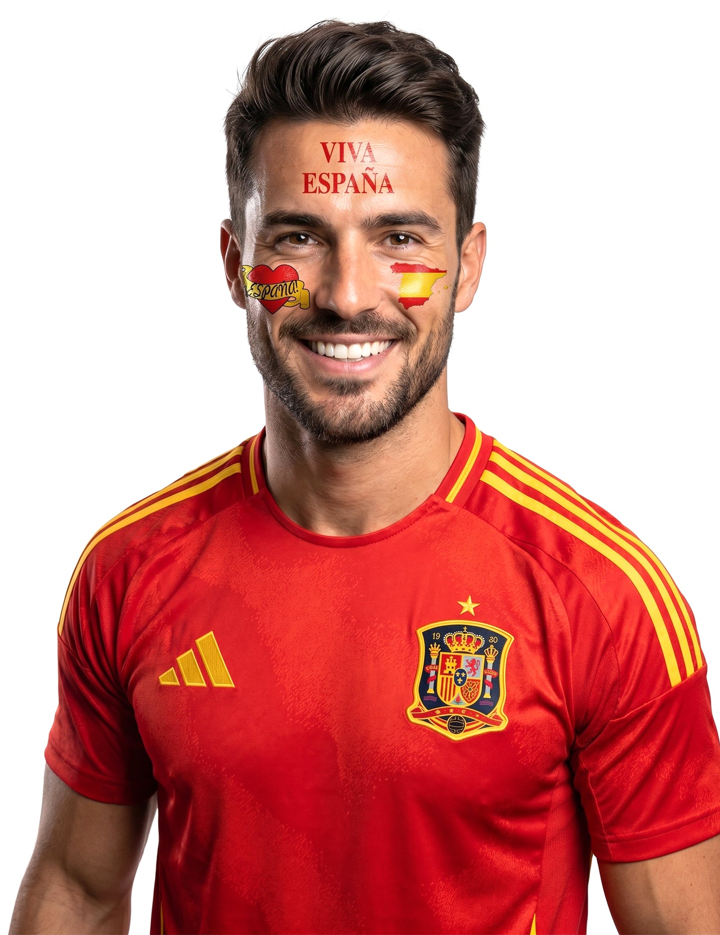 Tatouages temporaires supporter Espagne