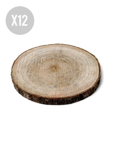 12 luonnollista puupuuta 13–17 cm