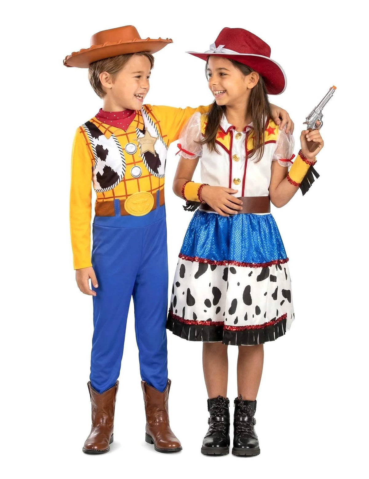 Woody Toy Story™ ja cowgirl -naamiaisasu lapsille - pariasu