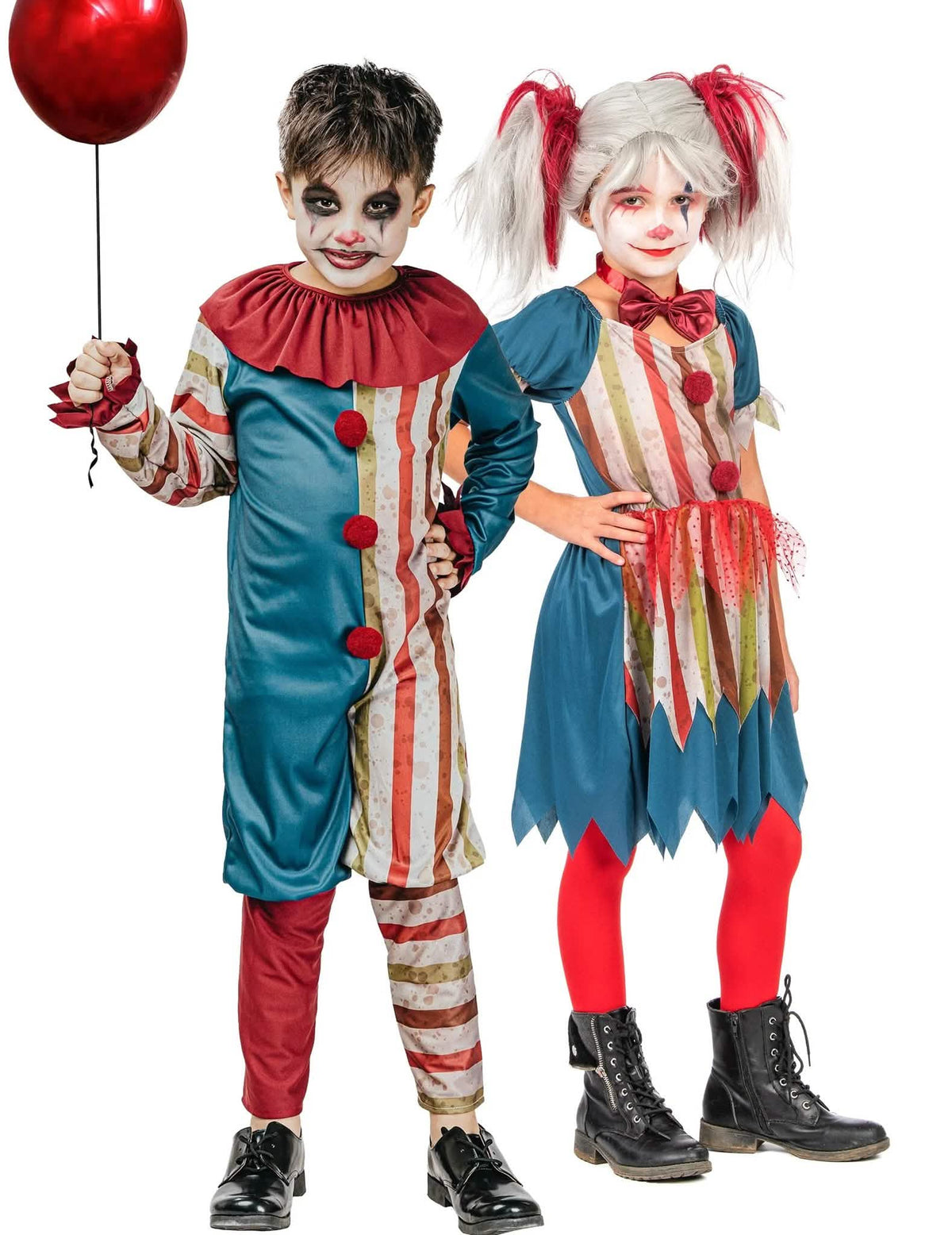 Värikäs pelleparin asu lapsille Halloweeniksi