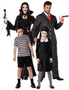 Goottiperheen naamiaisasusetti perheelle halloween