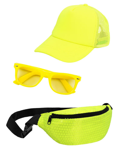 Kit accessoires jaune fluo