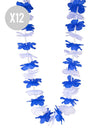 12 sinivalkoista Havaiji-kaulakorua aikuisille