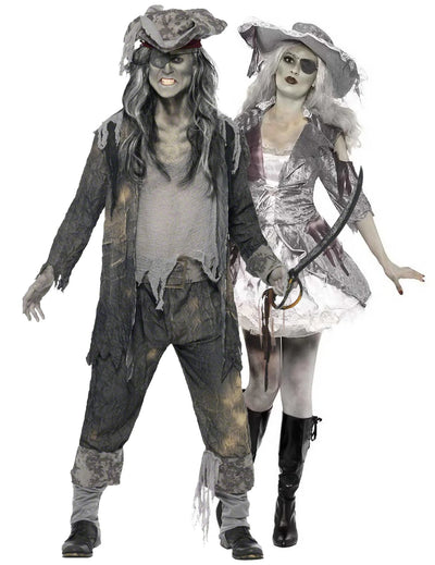 Halloween merirosvo haamuparin puku