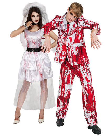 Aikuisille tarkoitettu zombipariskunnan asu