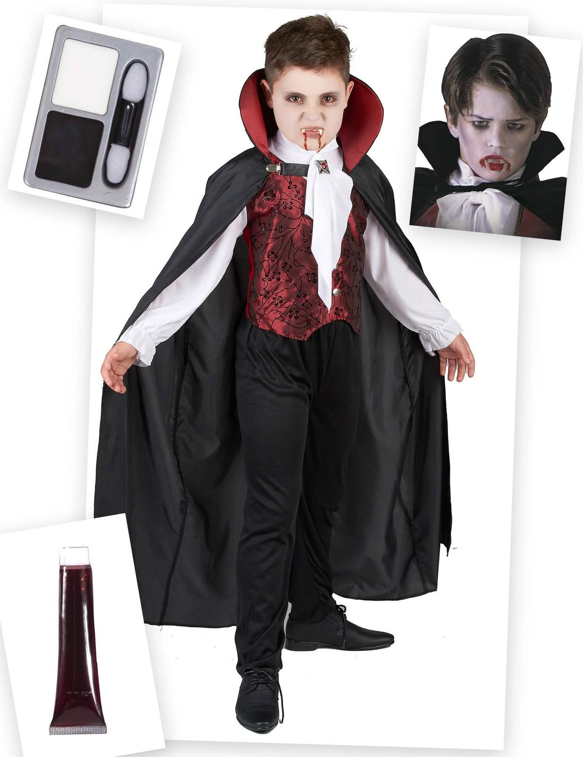 Halloween vampyyripukupakkaus pojille