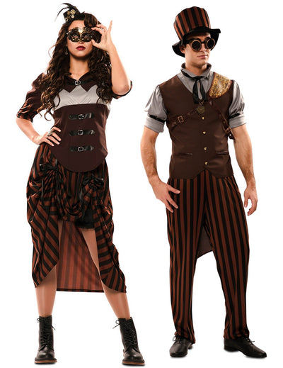 Steampunk- ruskea pariasu aikuisille