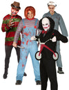 Aikuisille tarkoitettu sarjamurhaajaryhmän asu Halloweenina
