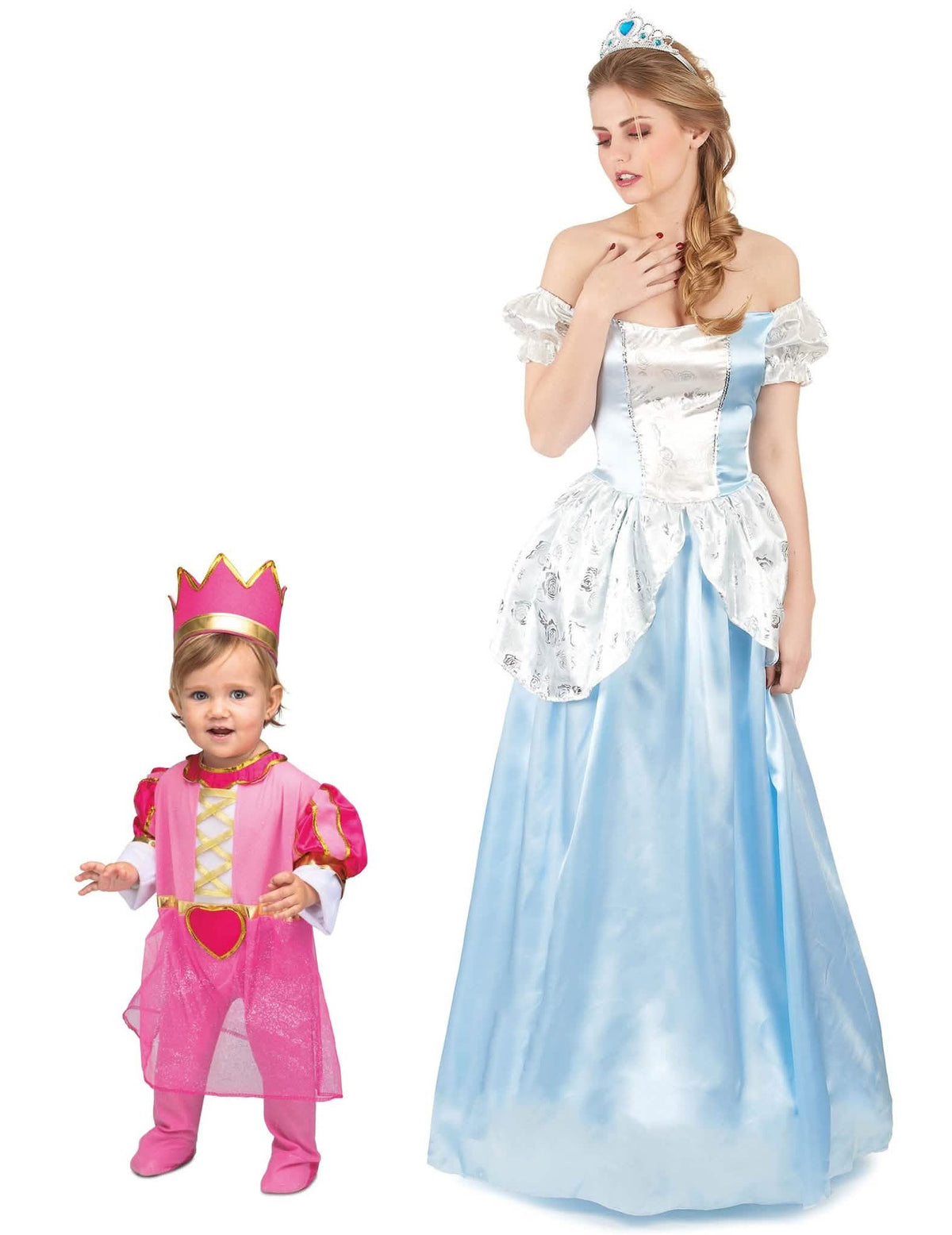 Prinsessa-asut äidille ja tyttärelle
