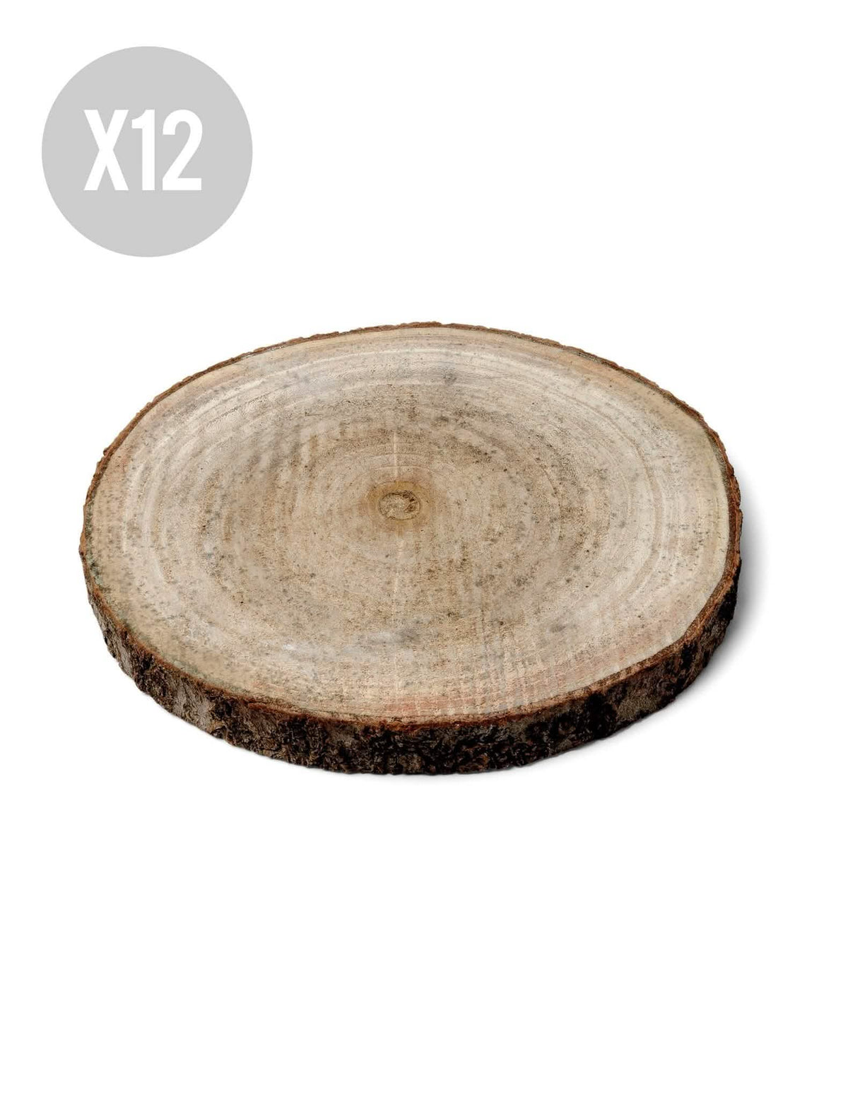 12 luonnonpuupölkkyä 13–17 cm