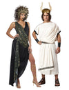Kreikkalainen God and Medusa -pariskuntaasu aikuisille