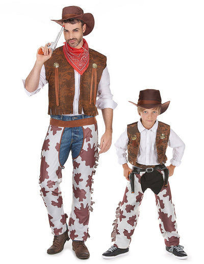 Cowboyt -pariasu aikuiselle ja lapselle