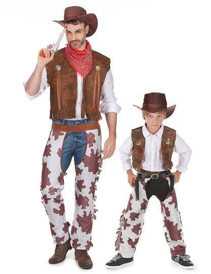 Cowboyt -pariasu aikuiselle ja lapselle