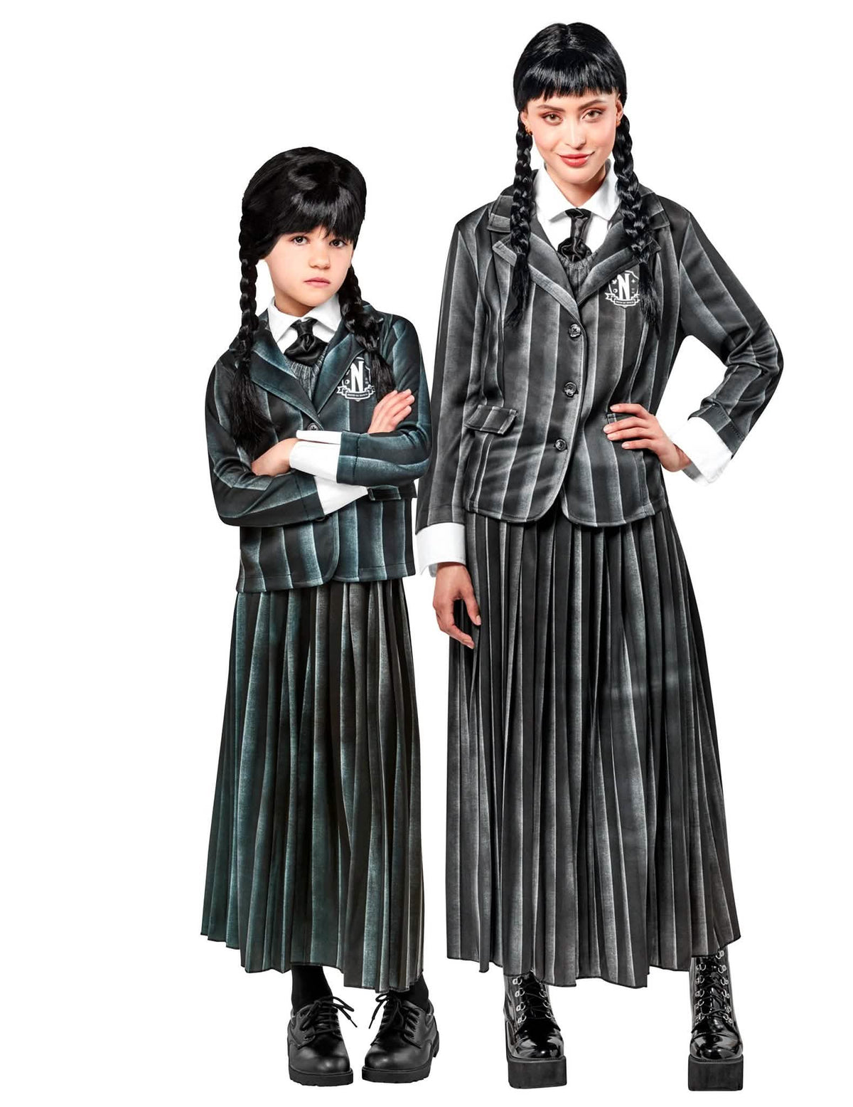 Keskiviikkona Addams™ koulupukuparipuku aikuisille lapsille