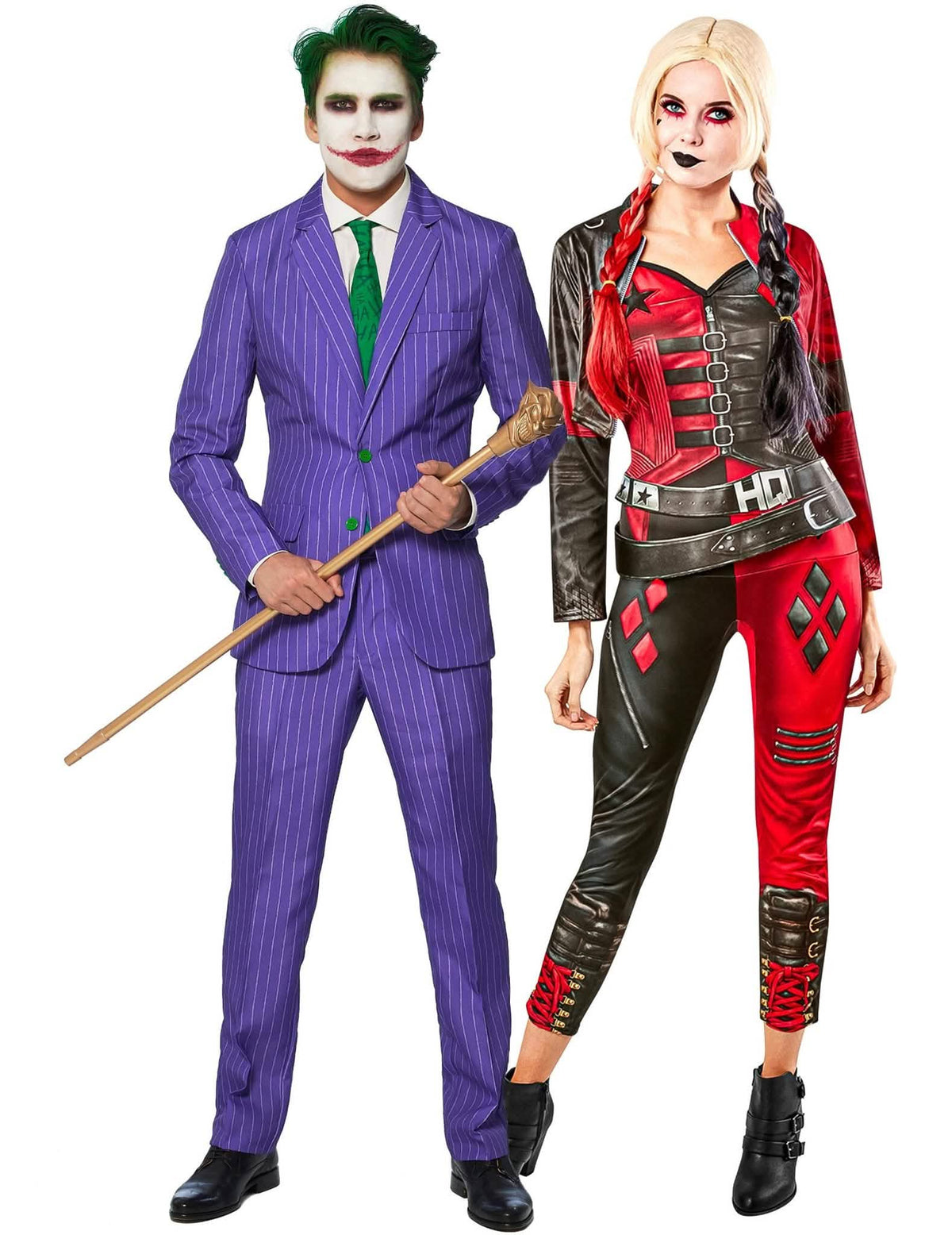 Harley Quinn Suicide Squad 2™  ja Mr. Joker™ Suitmeister™ -asut kahdelle aikuiselle