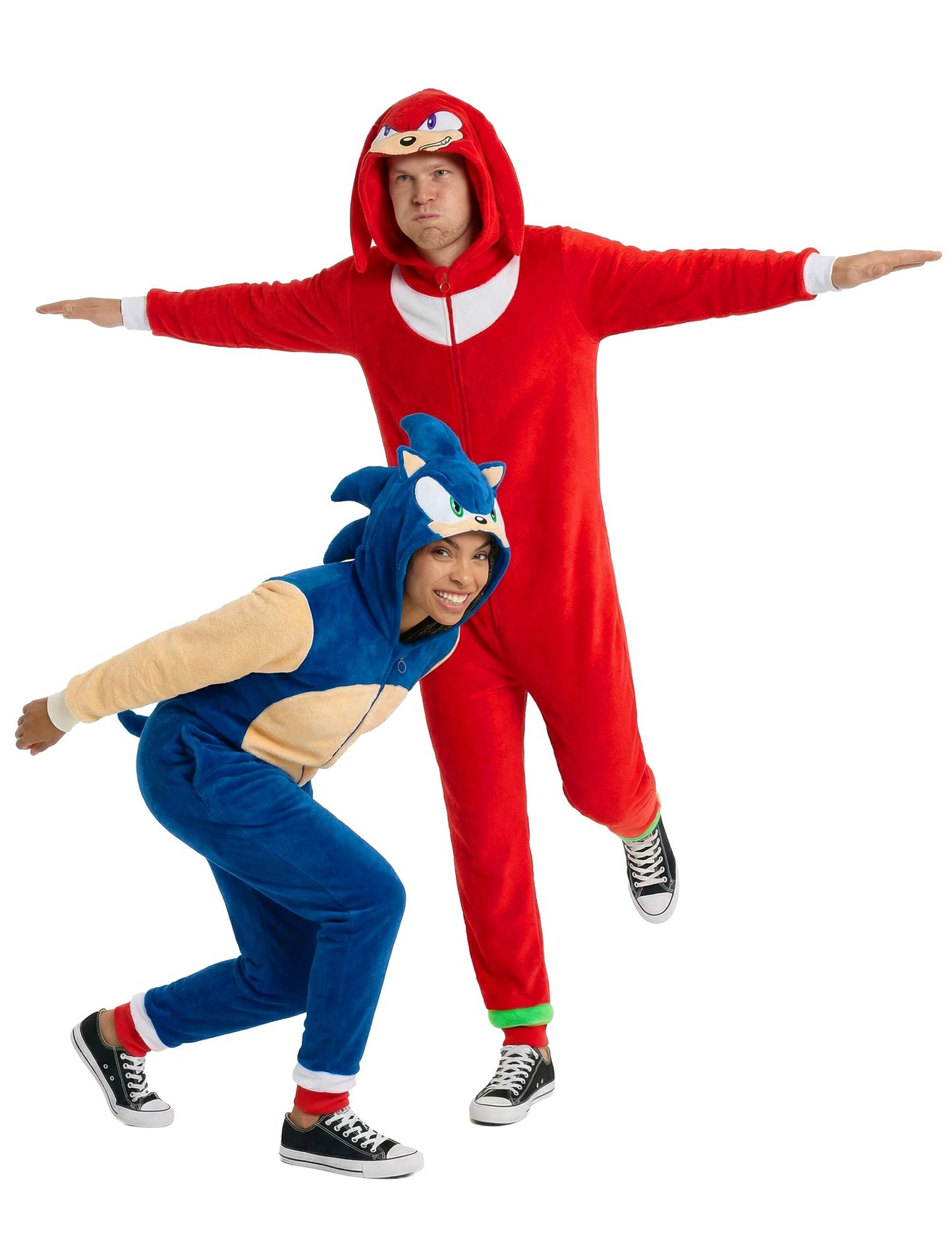 Sonic ja Knuckles™ -yhdistelmäasu pariskunnalle - Aikuiset