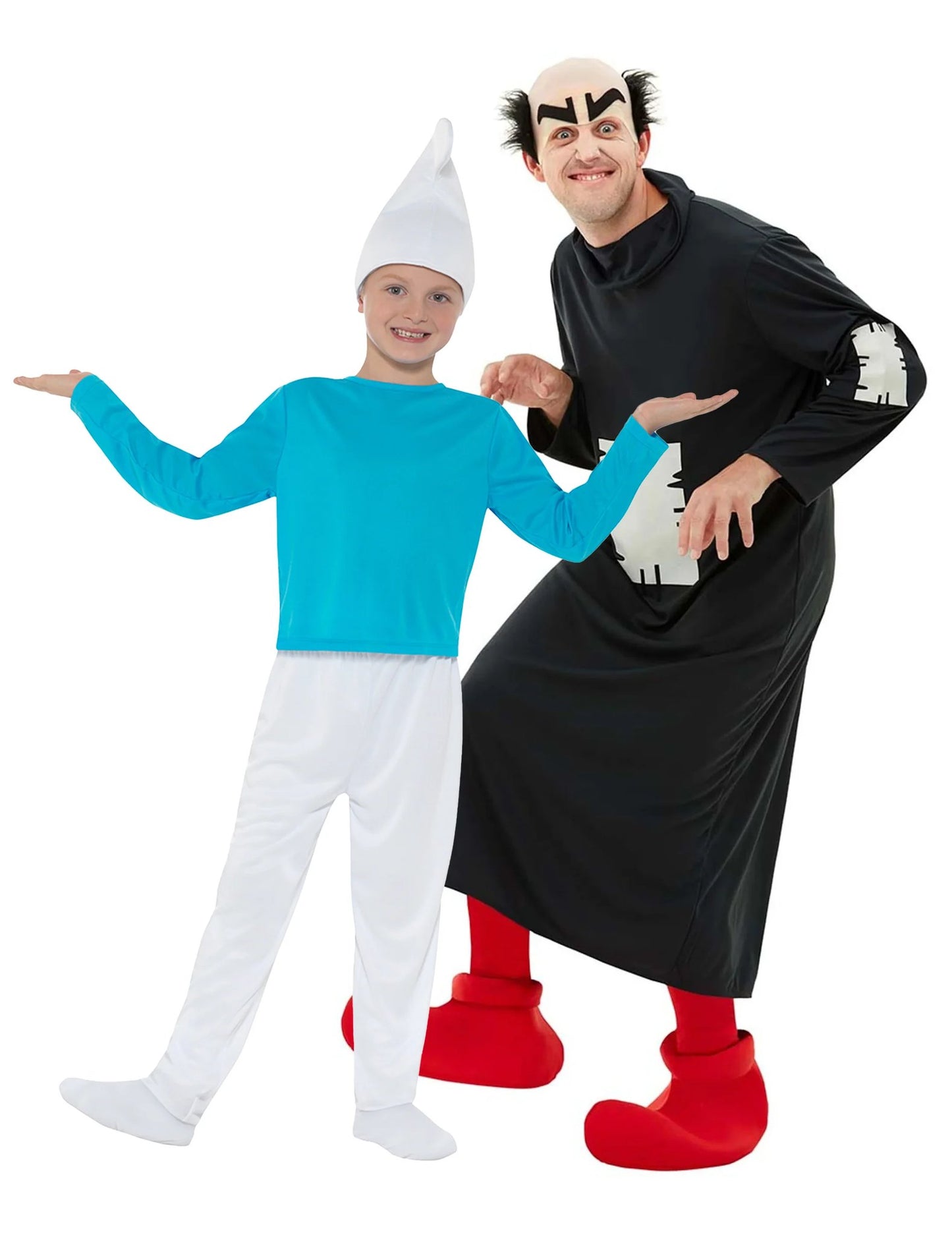 Smurf™ ja Gargamel™ pariskuntaasu vanhemmalle ja lapselle