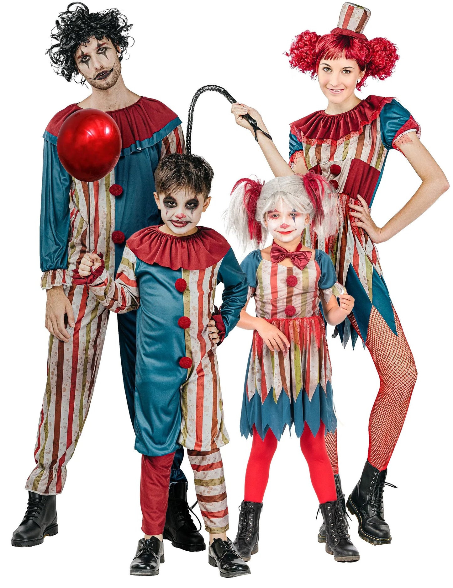 Tappajaklovnin perheen Halloween-asu