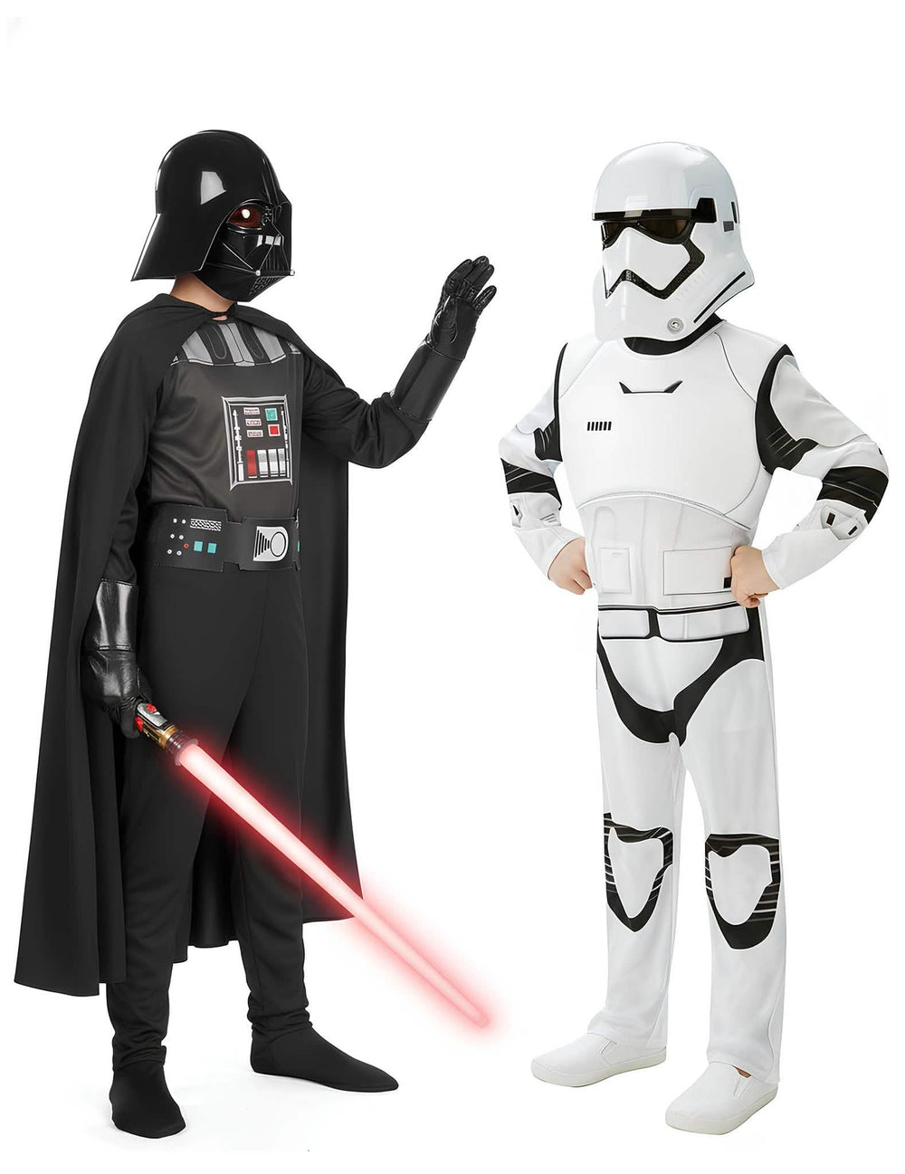 Déguisement classique Dark Vador pour garçon noir avec masque et cape