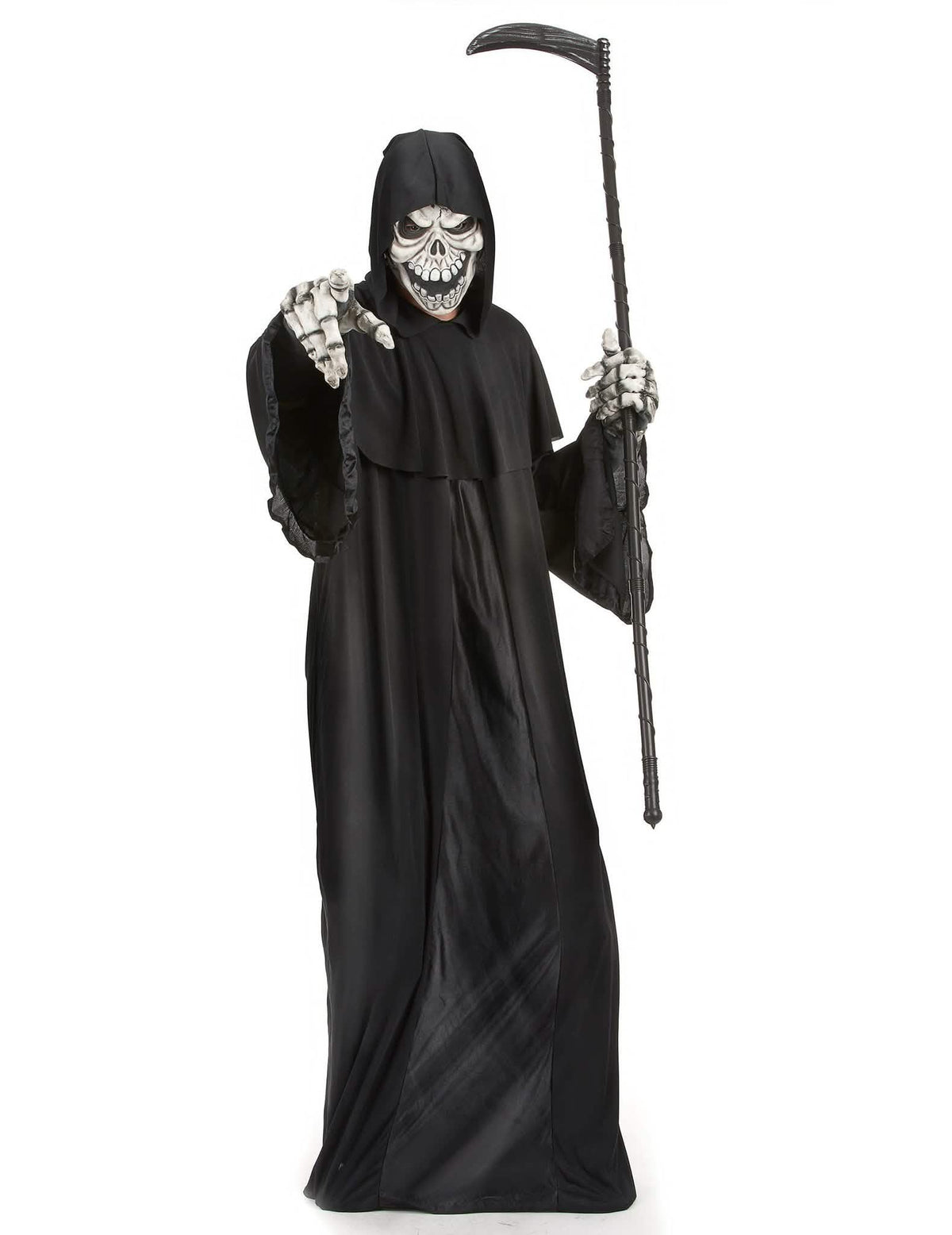 Viikatemiehen naamiaisasu ja asusteet halloweeniksi miehelle