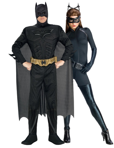 Aikuisten Batman™ ja Catwoman™ pariskuntaasu