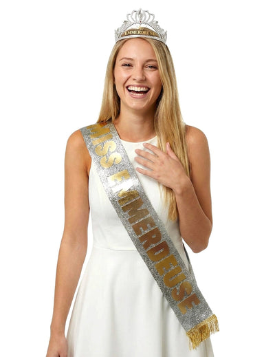 Tyly missi -asustesetti: olkanauha ja tiara