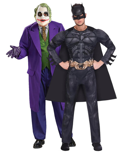 Aikuisten Batman™ ja Joker™ pariskuntaasu