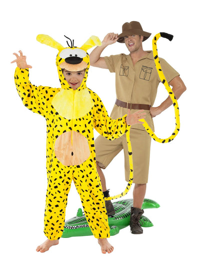 Marsupilami™ ja tutkimusmatkailija -pariasu aikuiselle ja lapselle