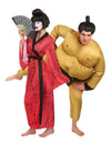 Aikuisten sumo- ja geisha-asu