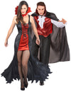 Aikuisten vampyyri-asu Halloween pariskunnille
