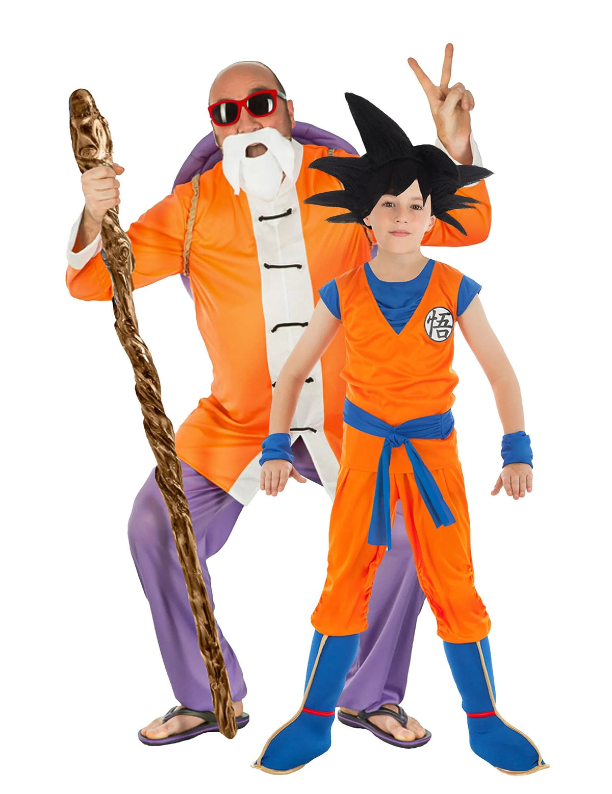 Mahtava Kilpikonna ja Goku isä ja poika pariskuntaasu