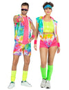 Aikuisten tie dye -aerobic-parinaamiaisasu
