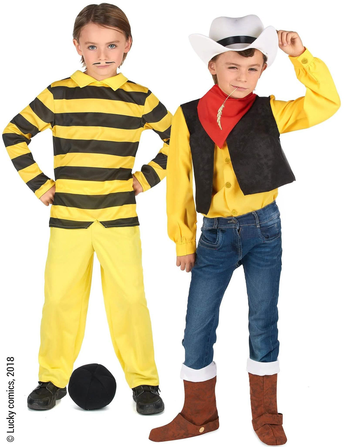 Dalton ja Lucky Luke™ -naamiaisasusetti lapsille