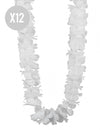 12 valkoista havaijikaulakorua
