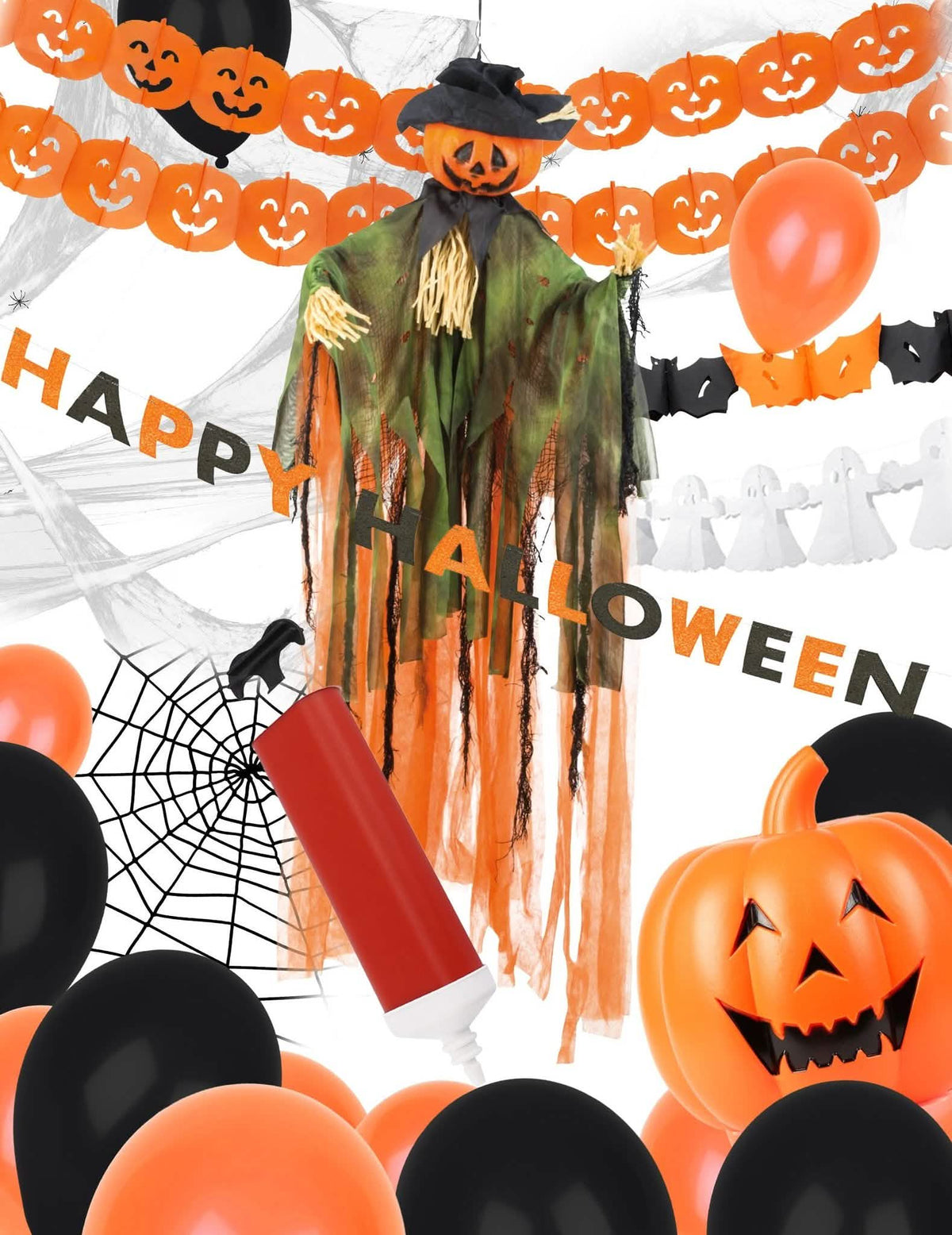 Edullinen Halloween-koristelusarja