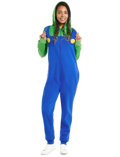 Parien Mario ja Luigi -pukuhaalarit aikuisille