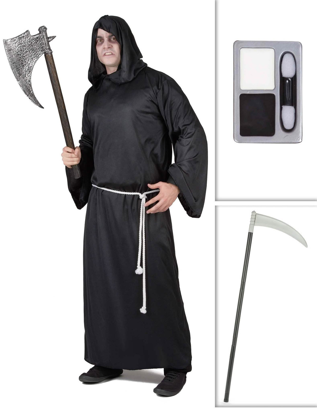 Viikatemies Hallowen-setti aikuisille