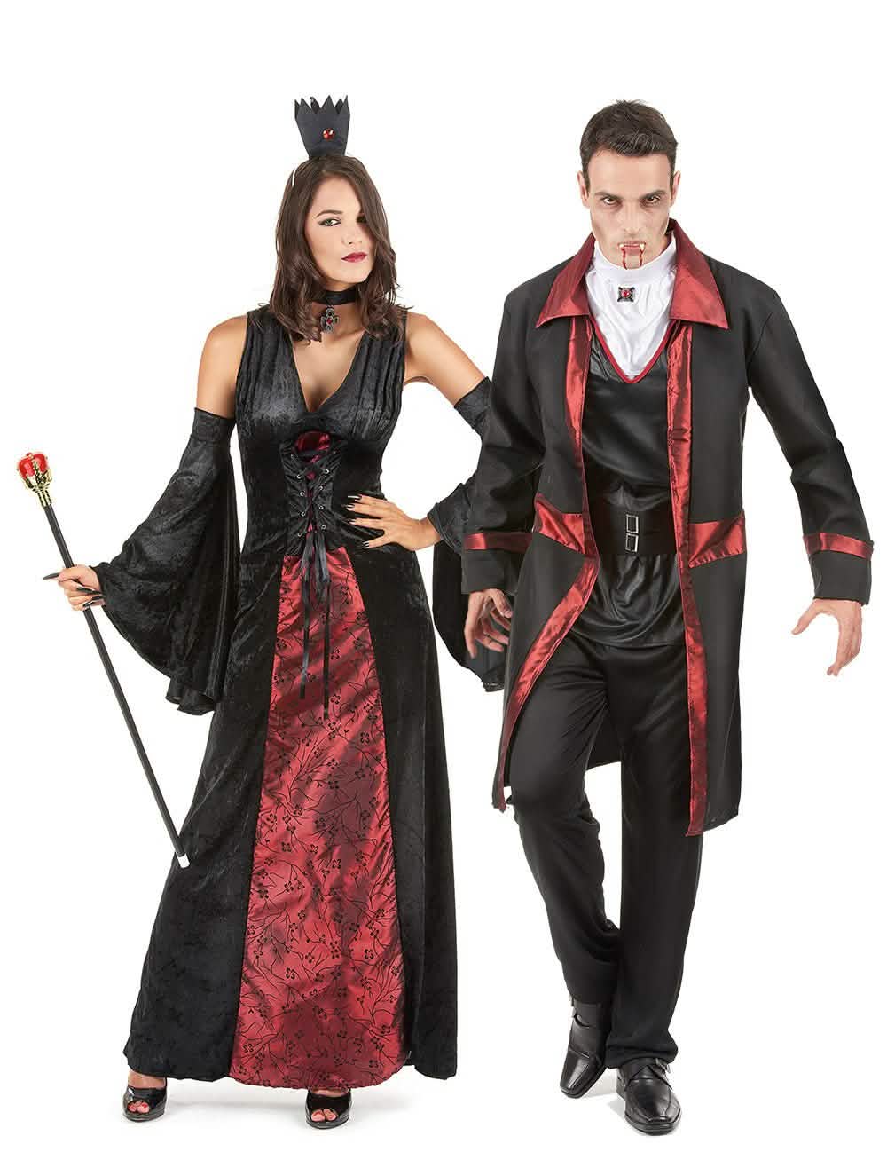 Mustapunaiset vampyyrit- pariasu halloween