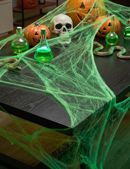 Vihreä hämähäkinseitti ja hämähäkit 20 g Halloween