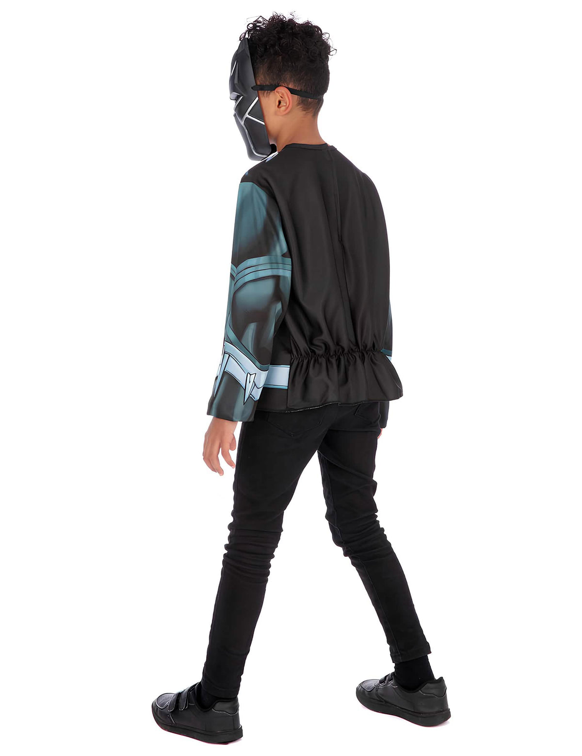 Vue de dos du top avec masque Black Panther